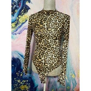 Cheetah long sleeve Bodysuit